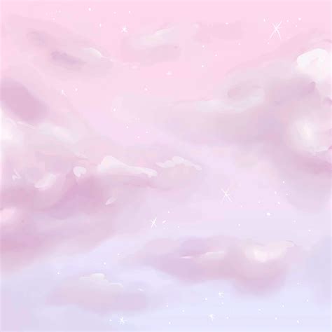 Soft Pastel Clouds And Blossom  Anime 1474805 On