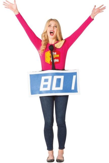 The Price Is Right Game Show Row Costume Halloween Party Rasta Imposta