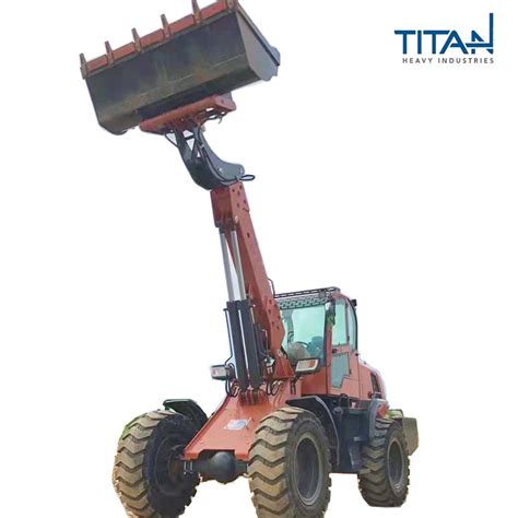 Small Titan Nude In Container Backhoe Telescopic Wheel Loader With Iso