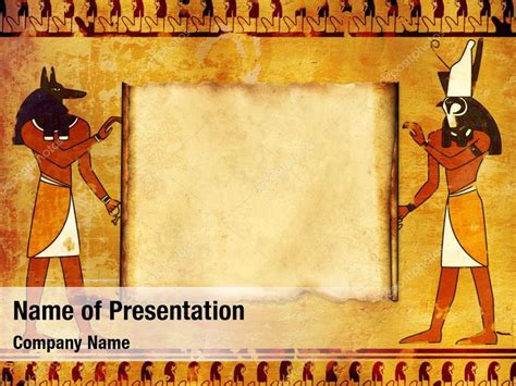 Egypt Powerpoint Template Ewriting