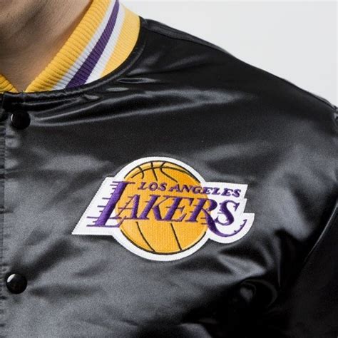 All the best los angeles lakers gear including lakers finals champions apparel like lakers nba finals the official lakers pro shop at nba store has all the authentic lakers jerseys, hats, tees. Mitchell & Ness Los Angeles Lakers Jacket black NBA Satin ...
