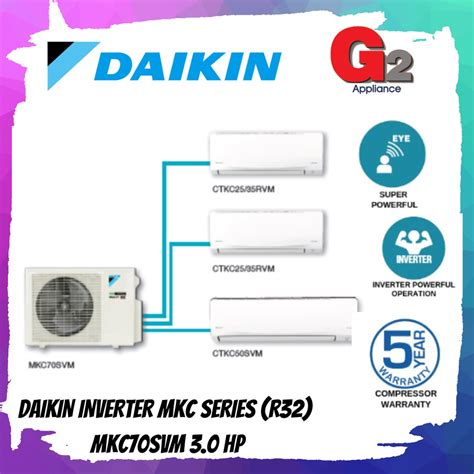 Daikin Multi Split Air Cond Inverter Mkc Svm Unit Hp Ctkc Unit Hp