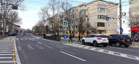 O Nouă Trecere De Pietoni Cu Scuar A Fost Amenajată Pe Strada Soveja