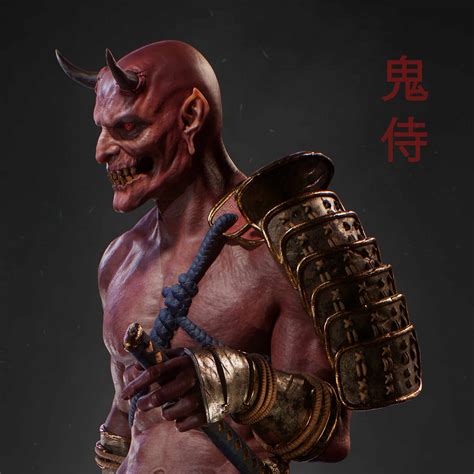 Demon Samurai Zbrushcentral