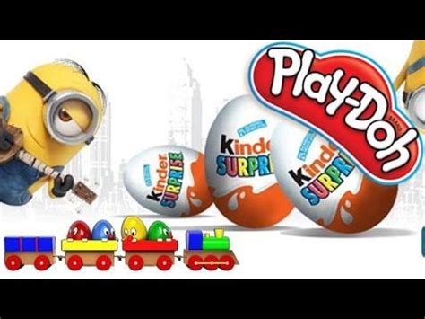 Play-Doh Snail and Minions Kinder Surprise - Eggs and Toys TV | Kinder surprise eggs, Surprise ...