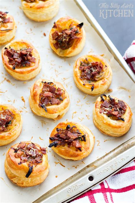 Caramelized Onion Bacon Tarts Recipe Delicious Appetizer Recipes
