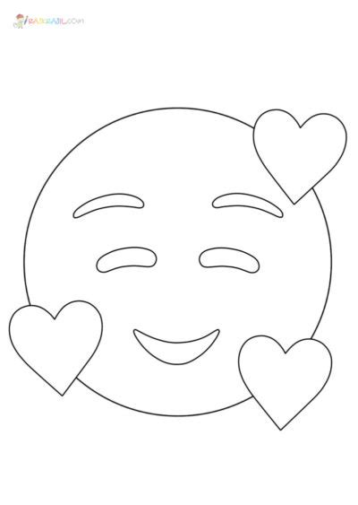Ausmalbilder Emoji Malvorlagen Smiley Kostenlos Zum Ausdrucken
