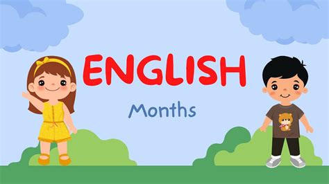 Learn English Months Name In English English Alphabets Youtube