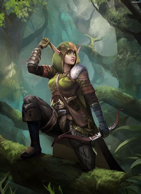 Wow Elf By Clayscence Dnd Characters Fantasy Characters Female