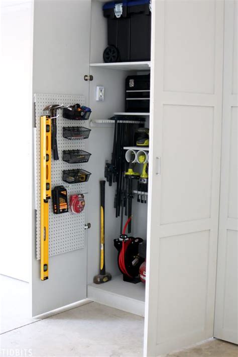 A garage cabinet system is the ultimate way to organize everything and declutter your space. hidden-garage-storage-cabinets
