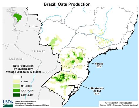 Brazil Crop Production Maps