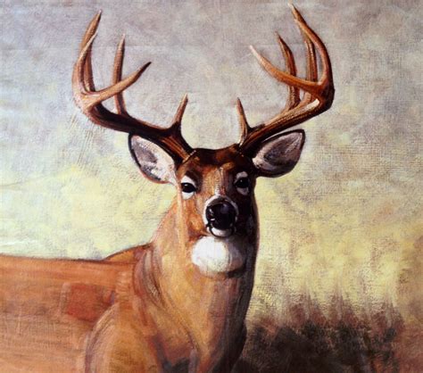 Deer Fabric Panel Majestic Outdoors Riley Blake Digitally Printed Big