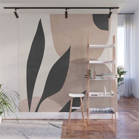 Modern Abstract Art 2 Wall Mural By Thindesign Society6 Bedroom