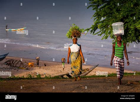 Yongoro Sierra Leone June 02 2013 West Africa The Beaches Of
