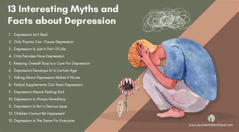13 Interesting Myths And Facts About Depression
