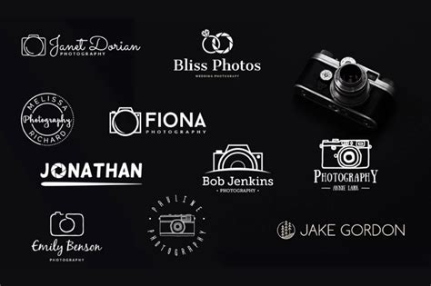 10 Free Photography Logo Templates - CreativeBooster | Photography