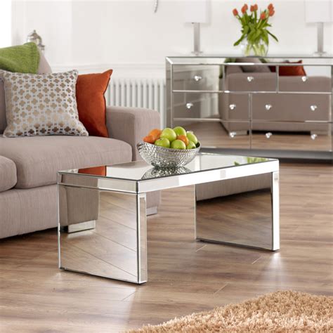 Tabular coffee table by muller. Venetian Mirrored Small Coffee Table - Contemporary ...