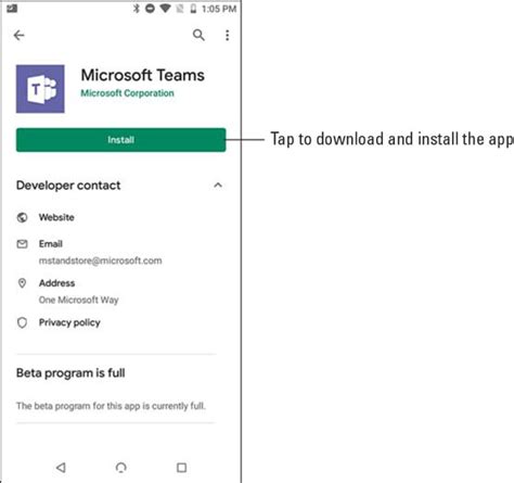 The Microsoft Teams Mobile App Dummies 2022