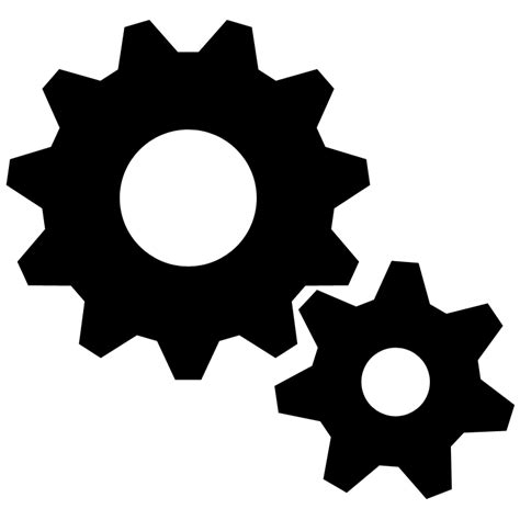 Gear Icon Png Isolated Photo Png Mart