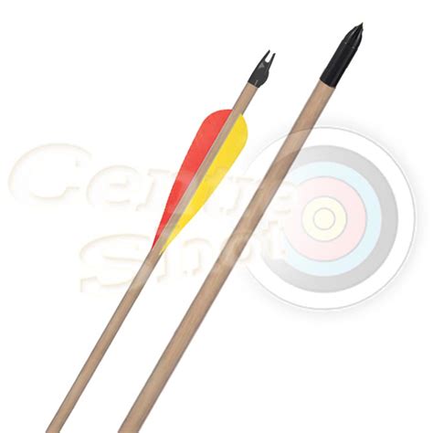 Wooden Arrows Poc Wood Arrows X 12 Centreshot Archery