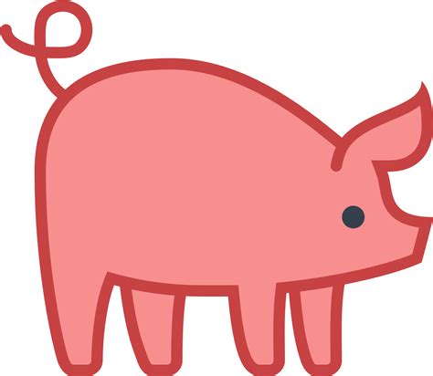 Transparent Pig Cartoon Png Pig Icon Png Clipart Full Size Clipart