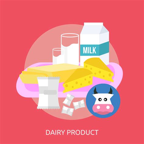 Dairy Product Conceptual Illustration Design 465292 Vector Art At Vecteezy