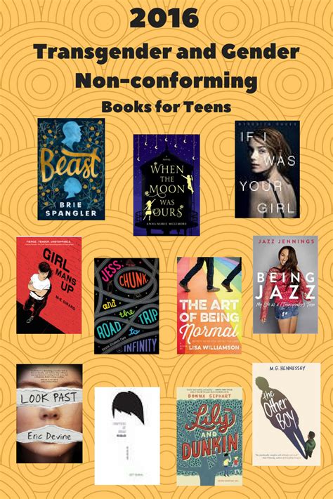 2016 Transgender And Gender Non Conforming Books For Teens The Hub