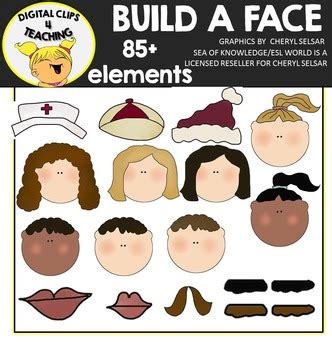 Some of the technologies we use are necessary for critical functions like security and site integrity, account authentication, security and privacy preferences, internal site usage and. Build a Family Face Clipart Bundle by ESL World Store | TpT