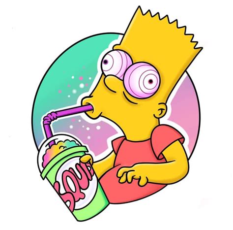 Simpsons Trippy Creative Cartoon Drawings 767 Transparent Png