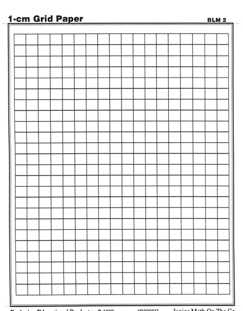 Free Centimeter Grid Paper