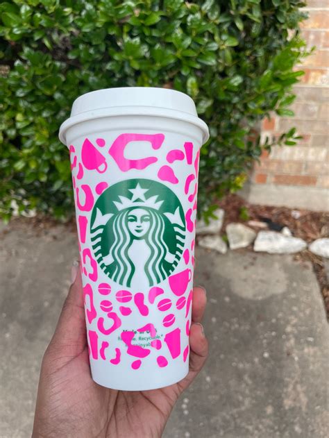 Starbucks Hot Cup Starbucks Hot Tumbler Pink Cup Pink Tumbler Etsy Uk