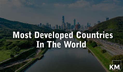Top 20 Most Developed Countries In The World Ranked 2022 Kenyan Magazine