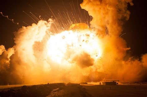 The Antares Spacecraft Explosion In Horrifyingly Beautiful Detail In