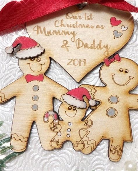 Personalised First Christmas As Mummy And Daddy 1st Christmas Etsy