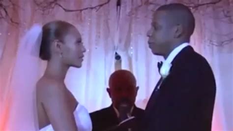jay z shares rare look inside wedding to beyoncé in instagram video