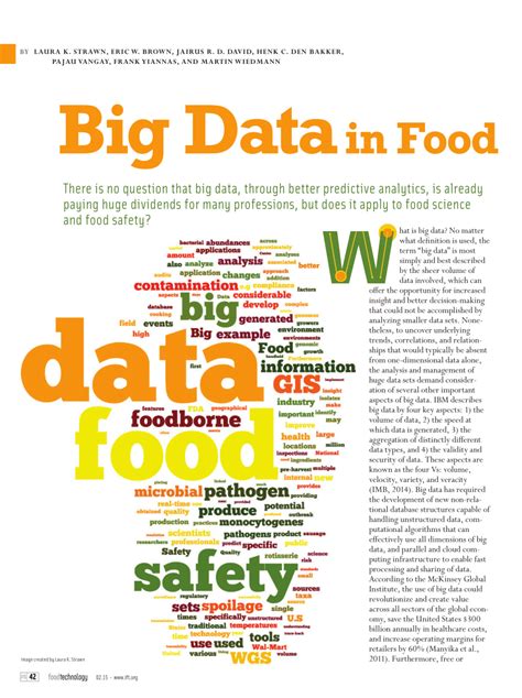 Enhance the safety of all system operations. (PDF) Big Data in Food Safety and Quality