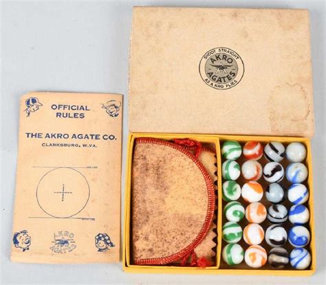 Akro Agates 125 Boxed Marble Set