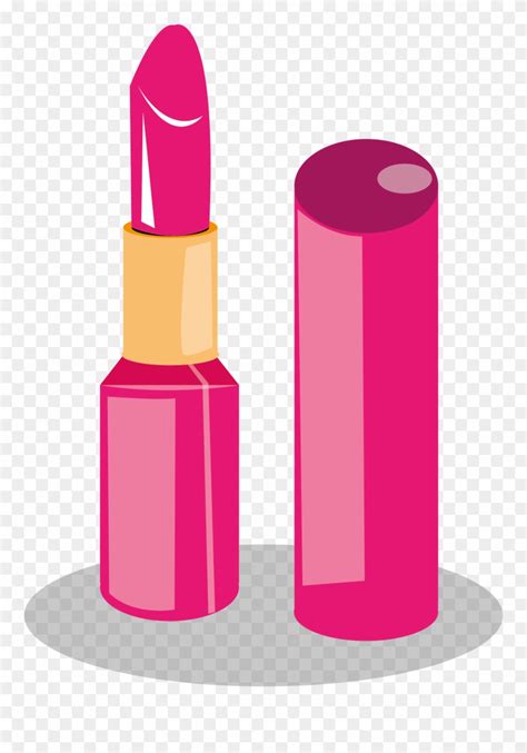 Cosmetics Transprent Pink Lipstick Cartoon Clipart PinClipart