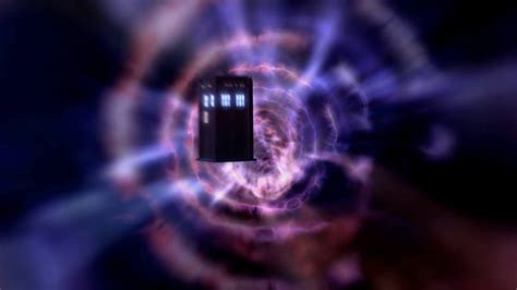 Doctor Who Temporal Vortex And Tardis Animation Youtube