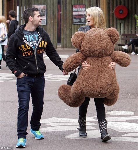 Chloe Madeley Wins A Teddy Bear With Danny Young Daily Mail Online
