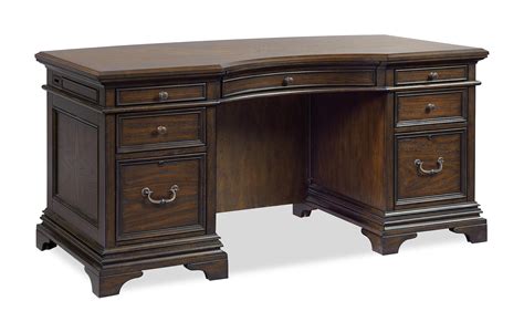 66 Curved Executive Desk I24 303 1 By Aspen Home At Hortons Furniture