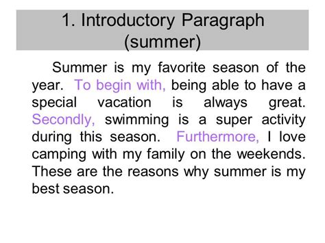 During this season, days get longer and hotter whereas nights shorter. Summer Is The Best Season Essay - Vision professional ...