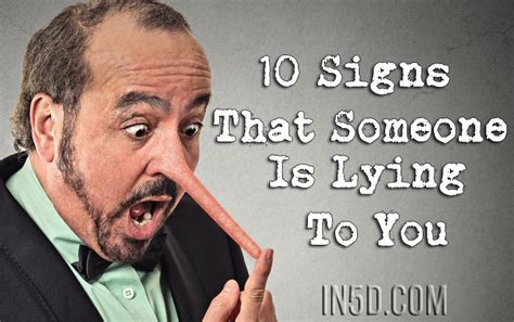 10 Signs That Someone Is Lying To You In5d