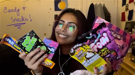 Asmr Candy And Snack Haul 🍬🍫🍭 Youtube
