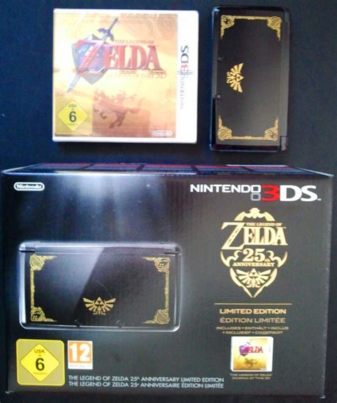 Nintendo 3ds The Legend Of Zelda 25th Anniversary Limited Edition
