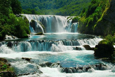 Strbacki Buk Waterfall Croatia Beautiful Waterfalls Waterfall