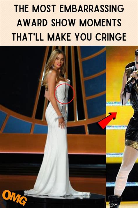 The Most Embarrassing Award Show Moments Thatll Make You Cringe In