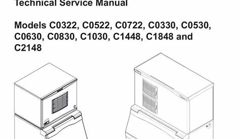 scotsman prodigy ice machine service manual