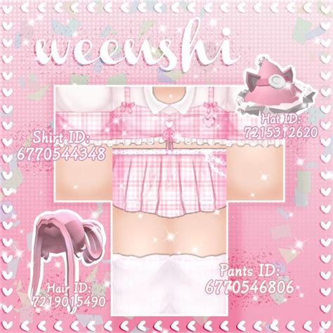 Detailed Kawaii Roblox Outfit Codes W Hats And Accessories Kawaii