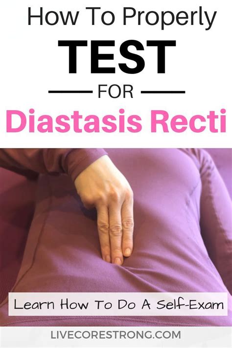 How To Tell If You Have Diastasis Recti Diy Rose